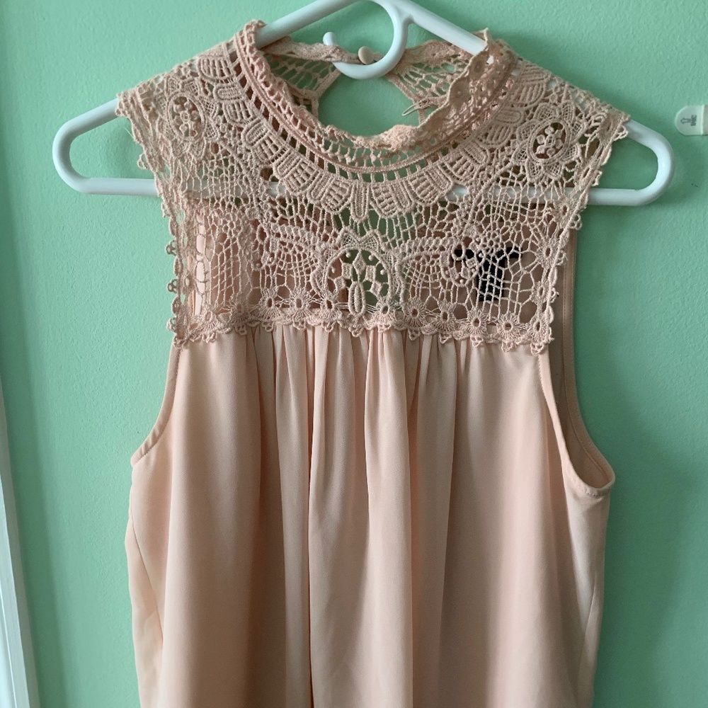 High neck tank top